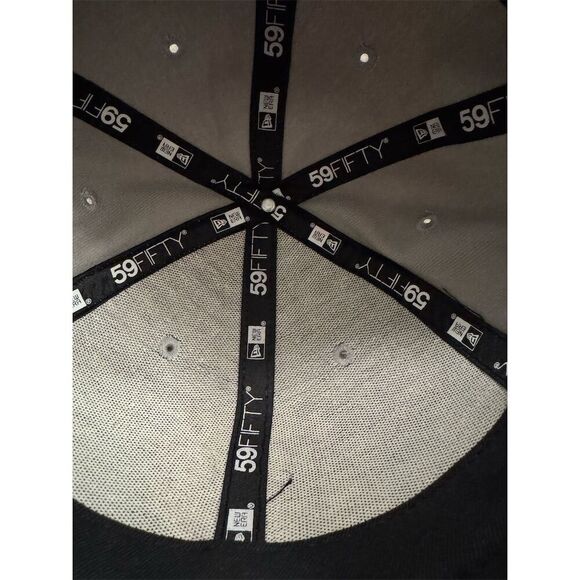 New Era 59FIFTY NFL Team Fitted Cap Gray/Pink Size 7 Unisex Hat - Picture 7 of 7